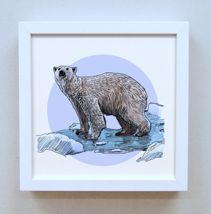 oso polar ilustración