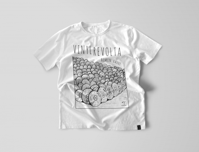 Vinyl revolta unisex T-shirt